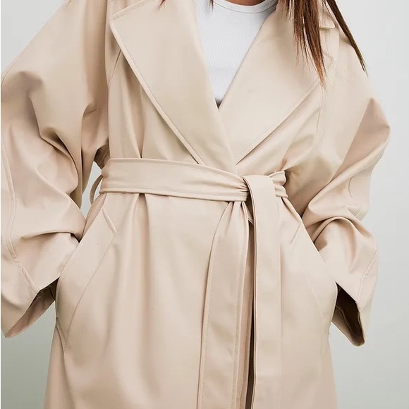 NA KD oversized trench coat - Picture 2 of 4